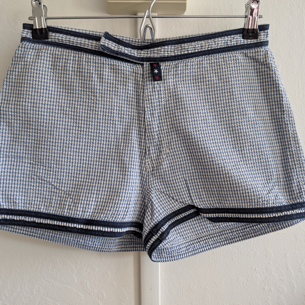 Tommy Hilfiger Tommy Girls Blue Checkered Shorts